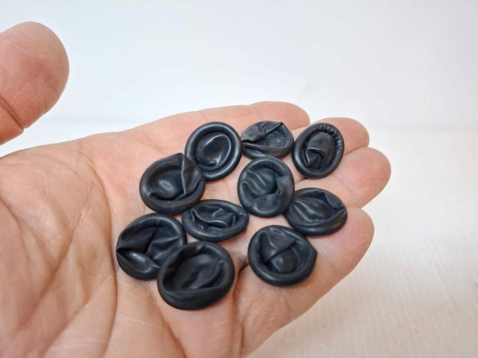 Fingertuta i gummi / latex (10st) Klocka/urmakeri verktyg