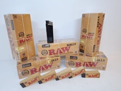 Fem Displays RAW Rolls + filter + tändare