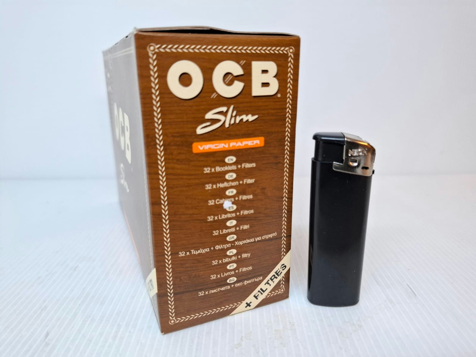 DISPLAY: OCB Kingsize Slim Unbleached + Filter