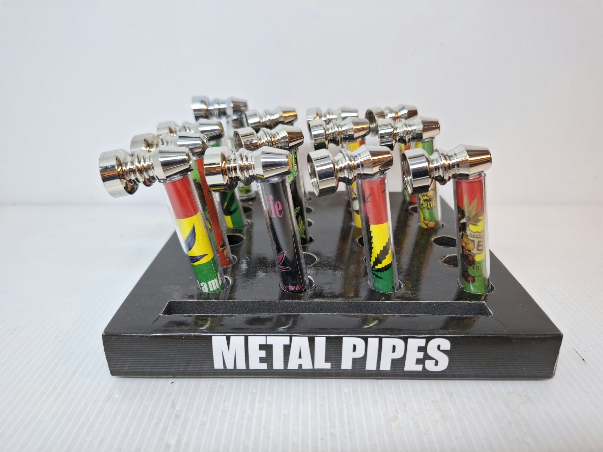 Metallpipa + tillbehör