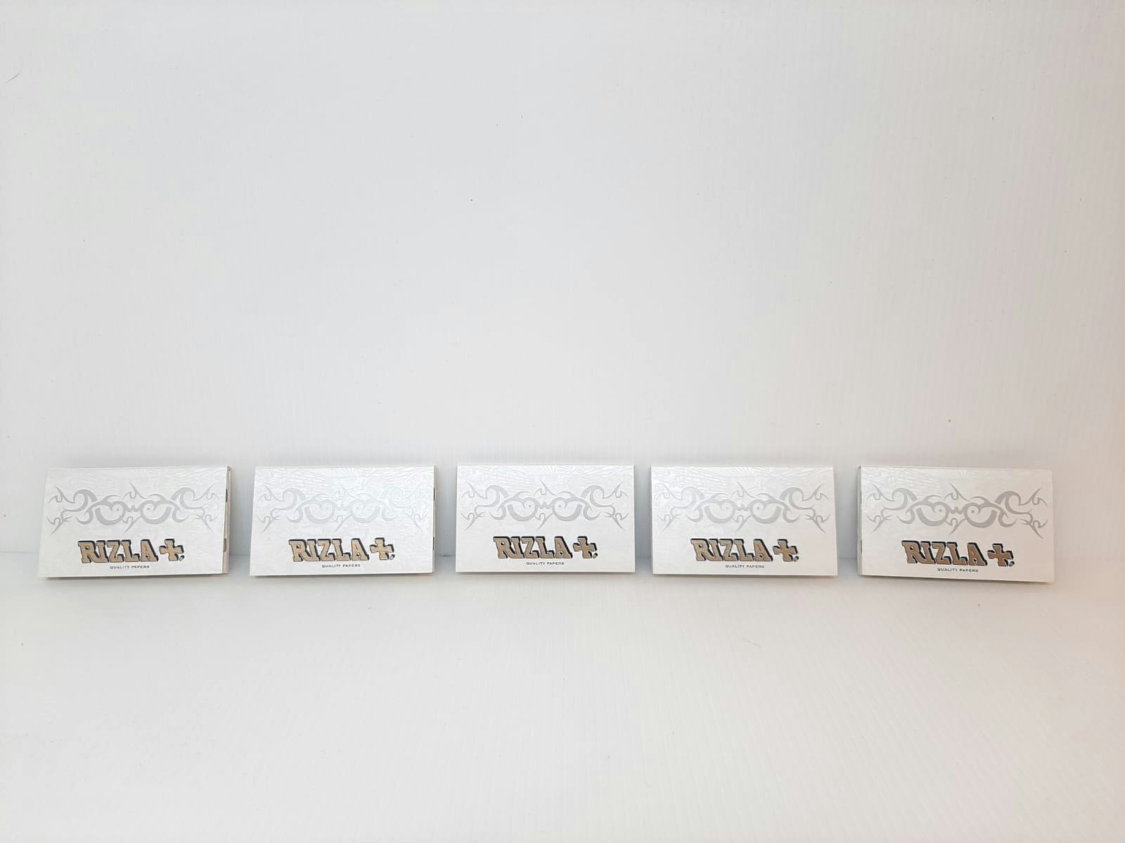 Rizla Vit Mini Dubbel cigarettpapper (5 förpackningar)