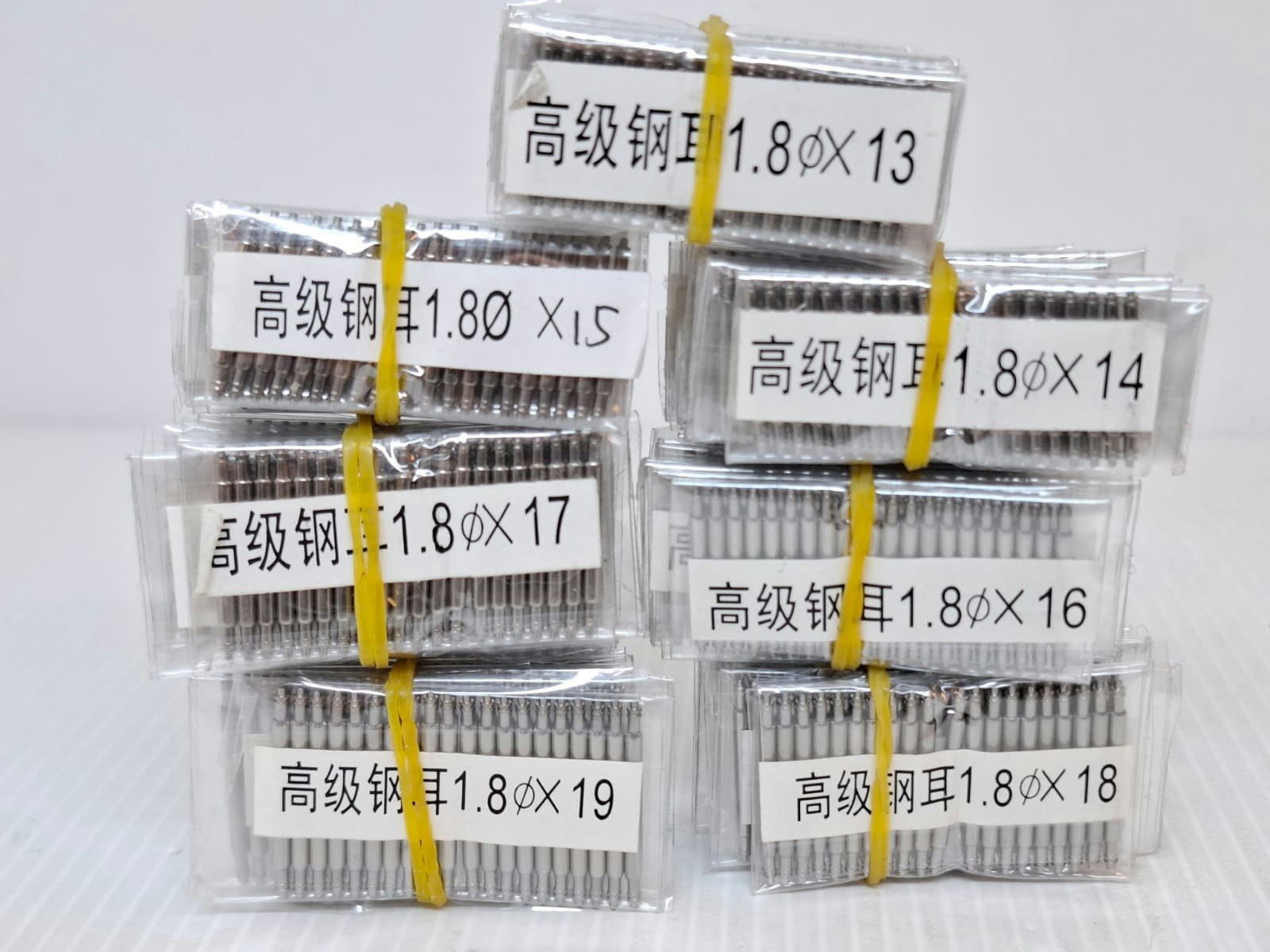 Bandstift / Bandsprint: Olika storlekar (13-25mm + 1.8mm diameter)
