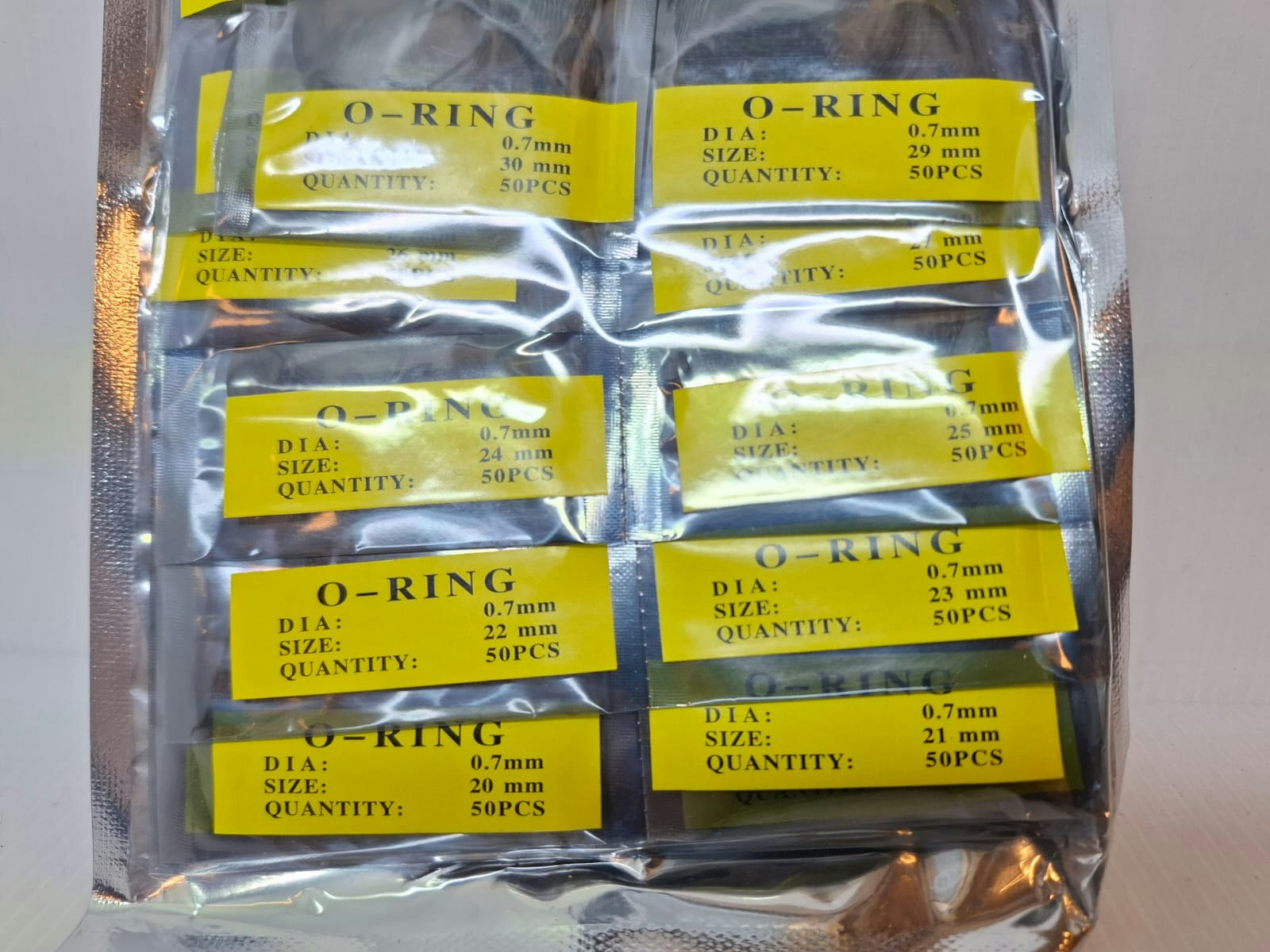 750 st: O-ringar 16-30mm (packning / tätning)