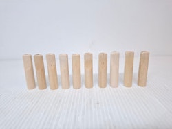 10 stycken Cigarettmunstycke TRÄ (3.5 cm)