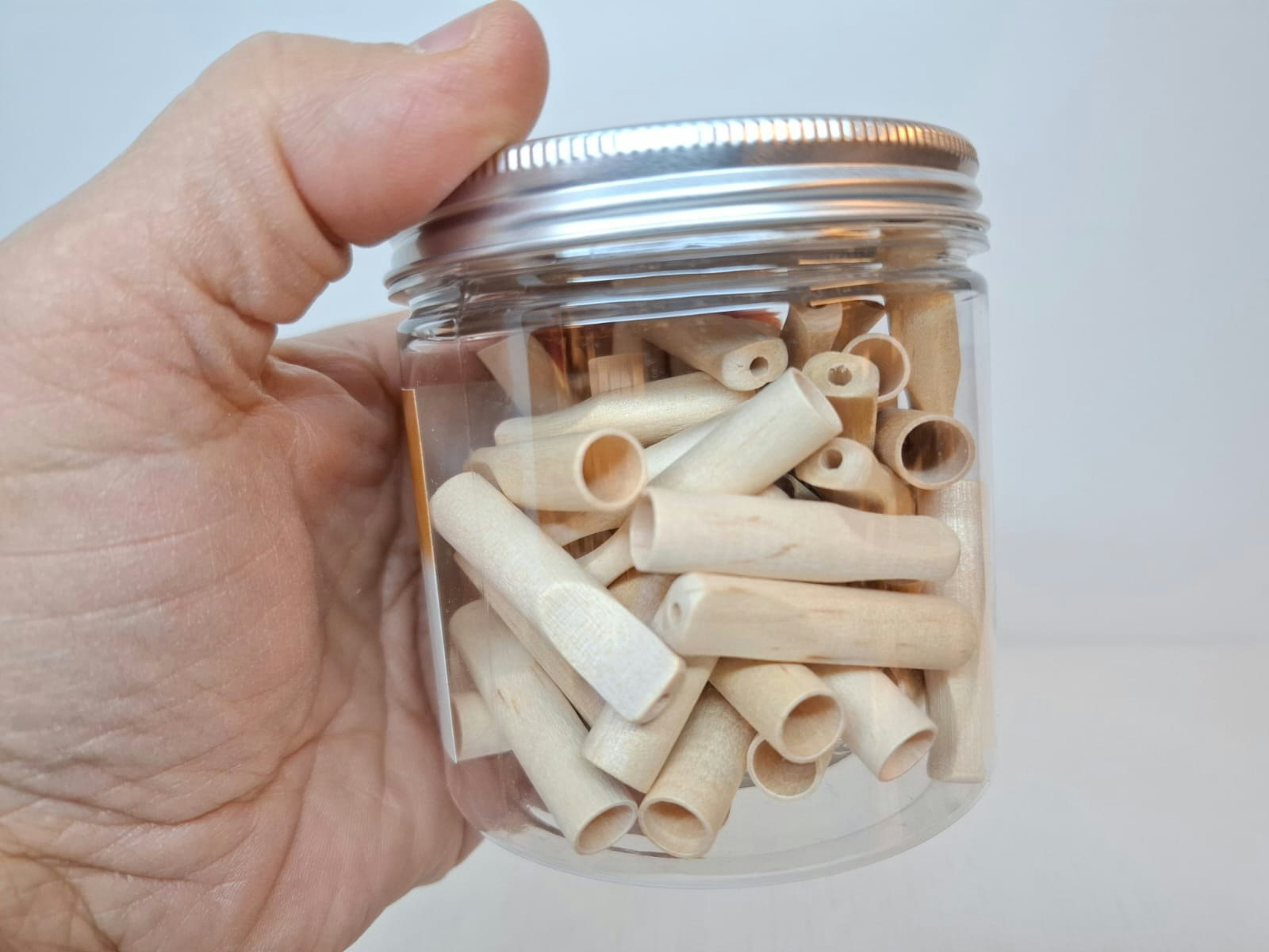 10 stycken Cigarettmunstycke TRÄ (3.5 cm)