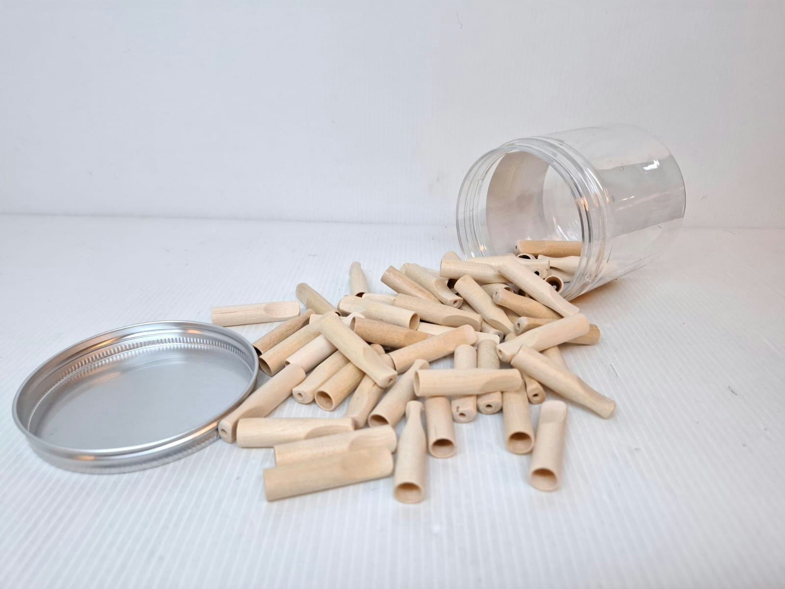 10 stycken Cigarettmunstycke TRÄ (3.5 cm)