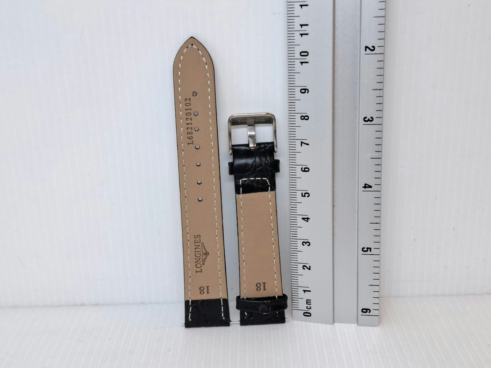 Armband LONGINES KALVSKINN "KROKODIL" (18 mm)