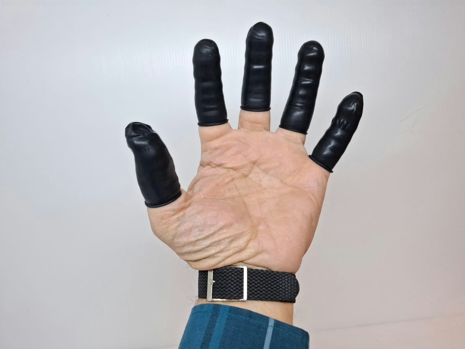 Fingertuta i gummi / latex (10st) Klocka/urmakeri verktyg