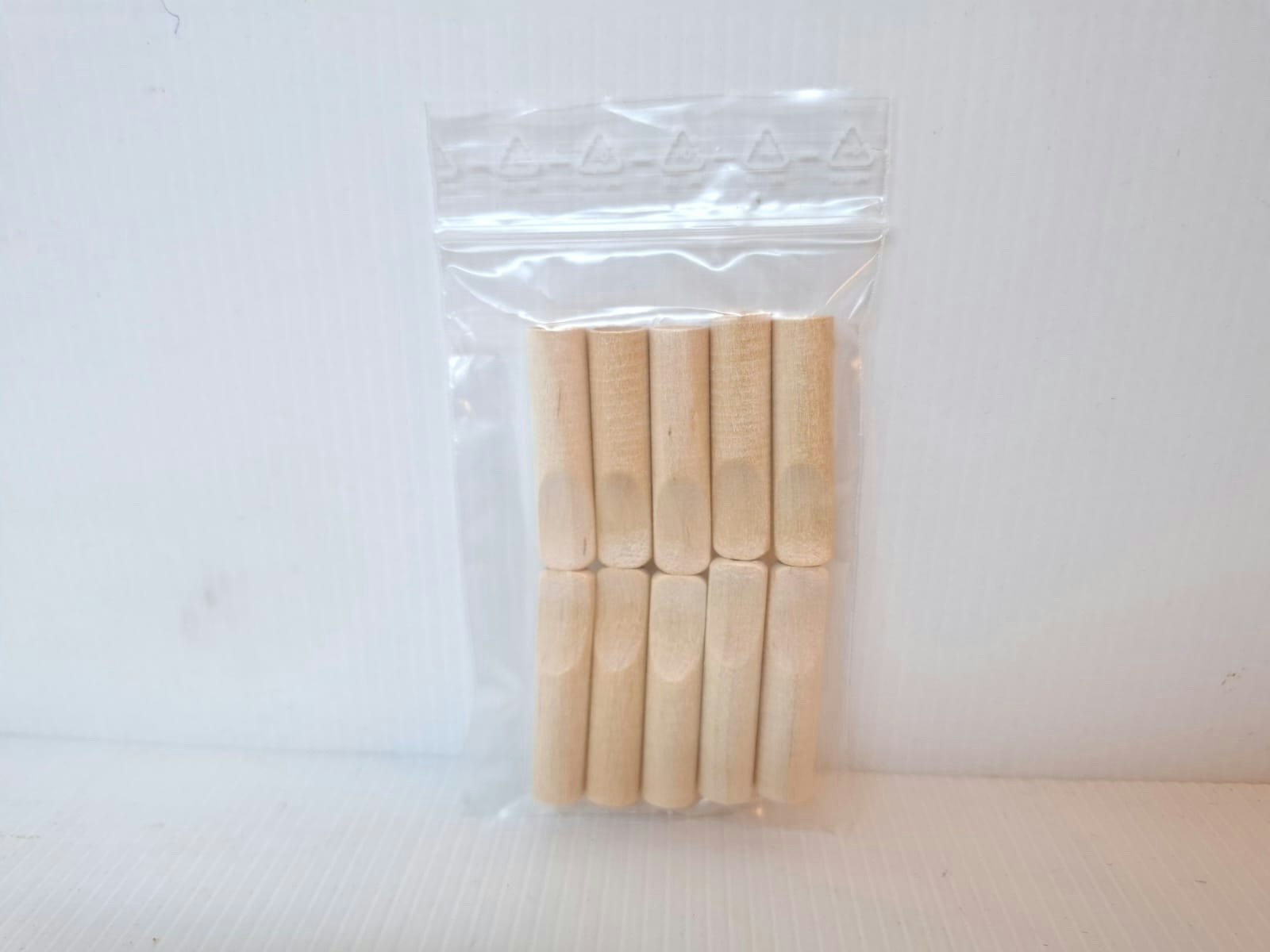 10 stycken Cigarettmunstycke TRÄ (3.5 cm)