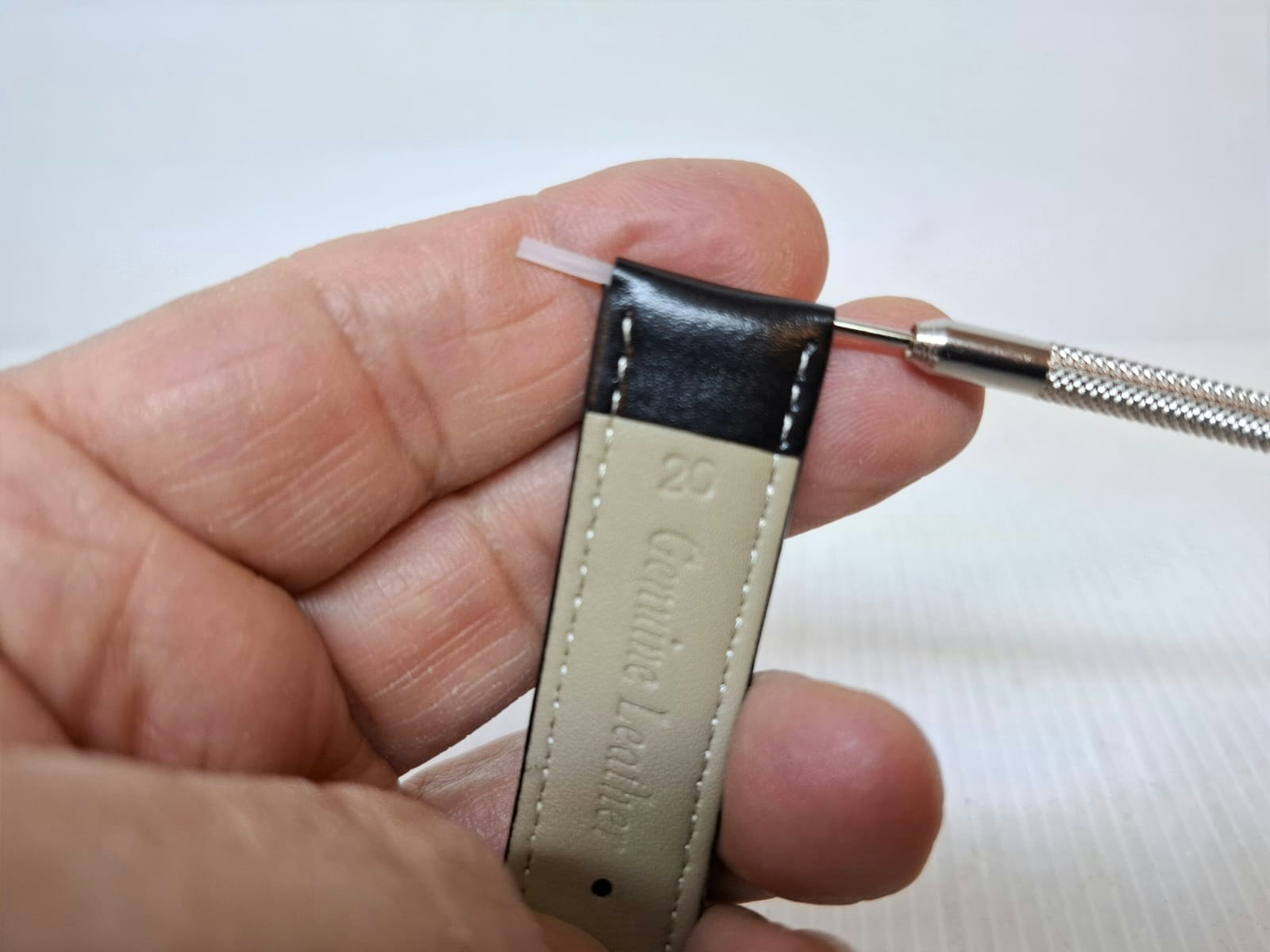 Armband SVART (20 mm) + tillbehör