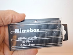Borrsats: 20 st borrar (0.3 - 1.6 mm)