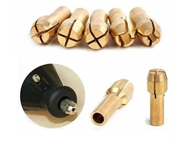 Sats: 10 stycken borr bits / chuck (Dremel, m.m)