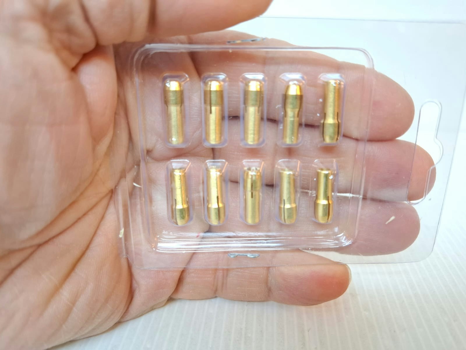 Sats: 10 stycken borr bits / chuck (Dremel, m.m)