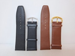 2st: Armband BRUN/SVART KALVSKINN (26 mm)