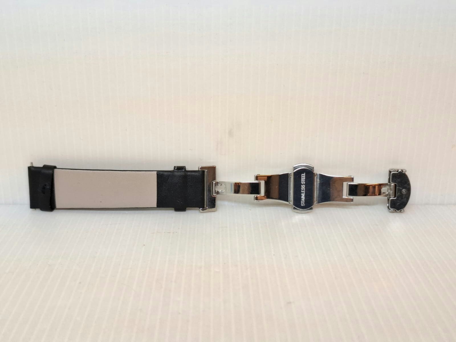 Armband SVART "METALL" (18 mm)