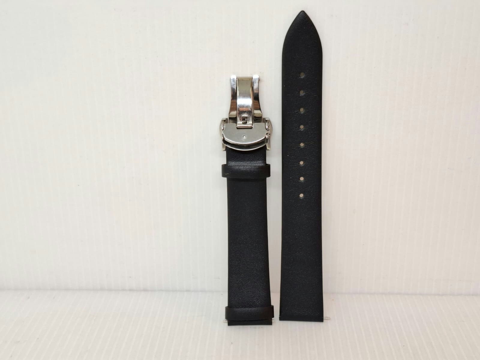 Armband SVART "METALL" (18 mm)
