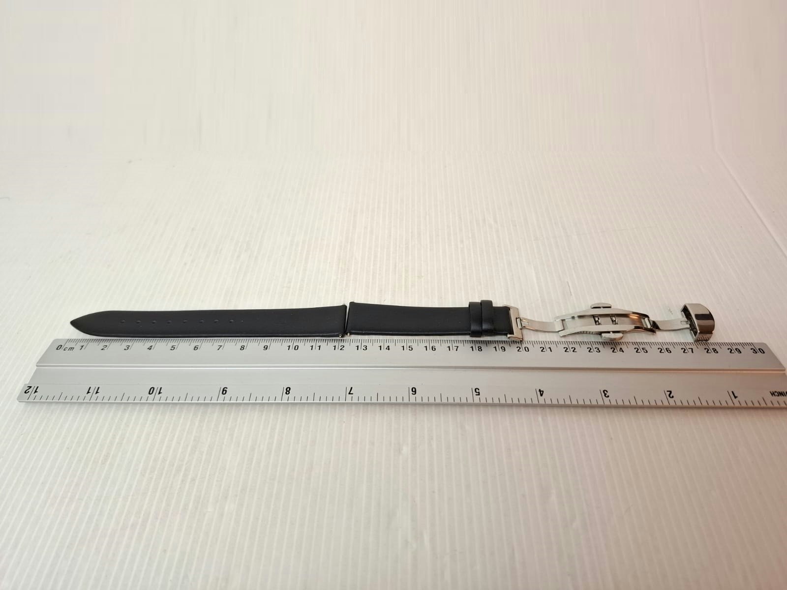 Armband SVART "METALL" (18 mm)