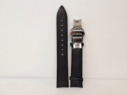 Armband SVART "METALL ORM" (18 mm)