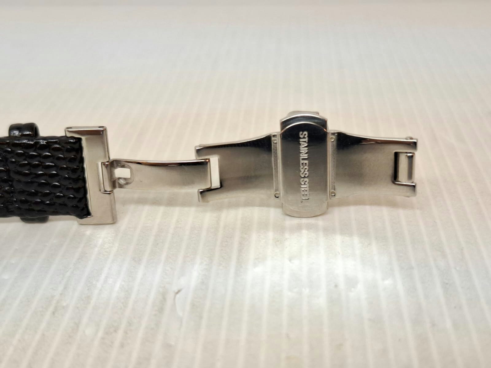 Armband SVART "METALL ORM" (18 mm)