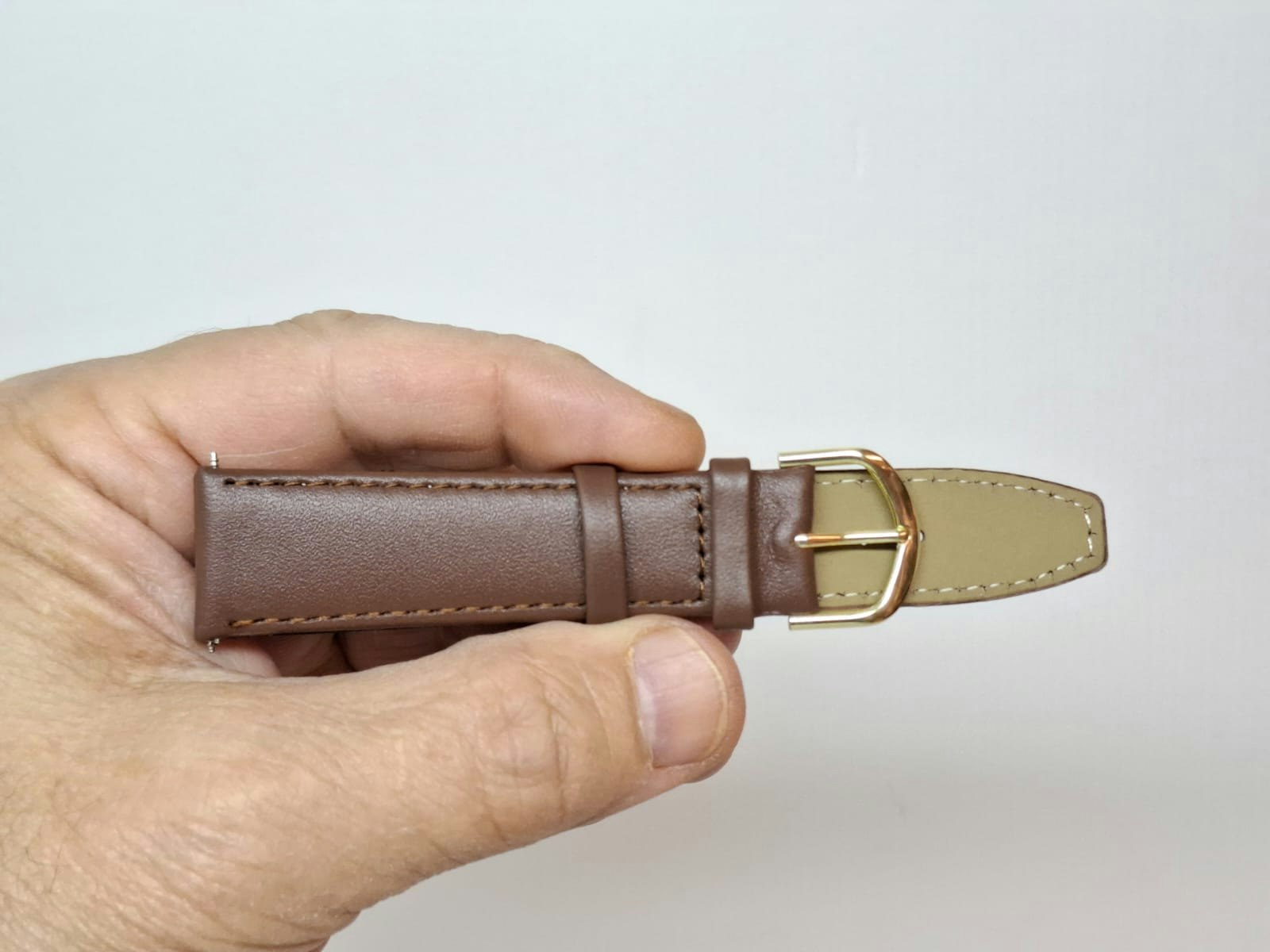 Armband BRUN KALVSKINN (20 mm)