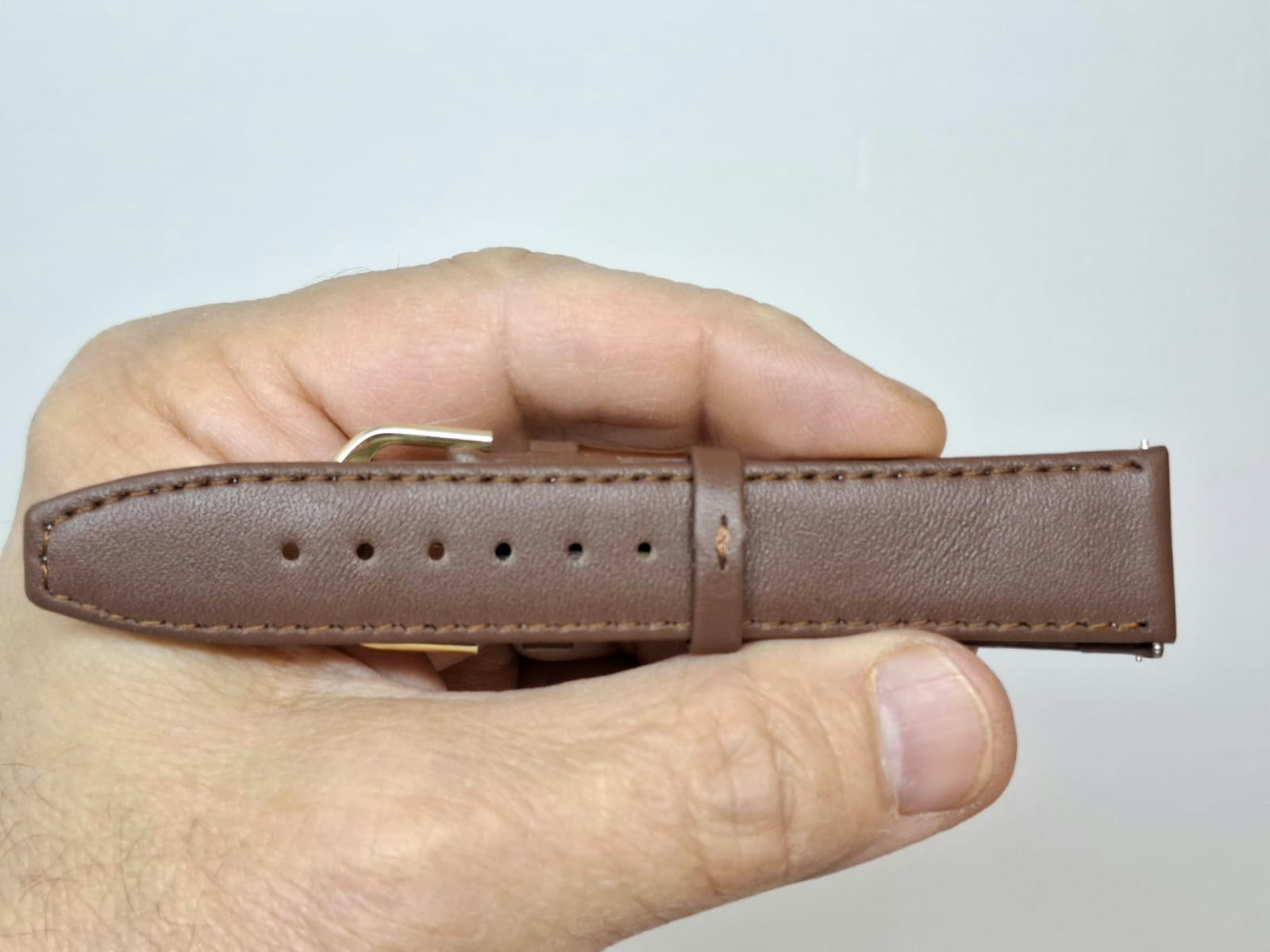 Armband BRUN KALVSKINN (20 mm)