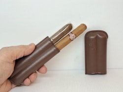Cigarrfodral / Cigarretui Angelo (för 2 cigarrer)