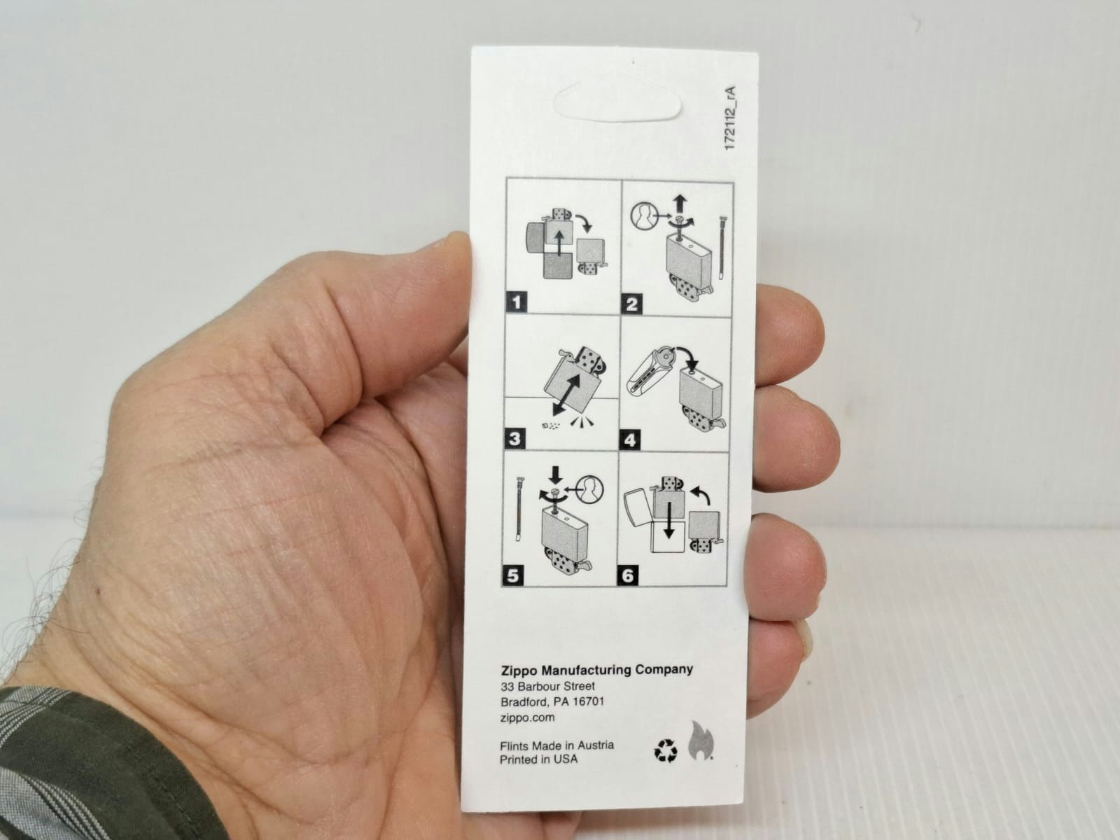 Zippotändare BLANK + tillbehör