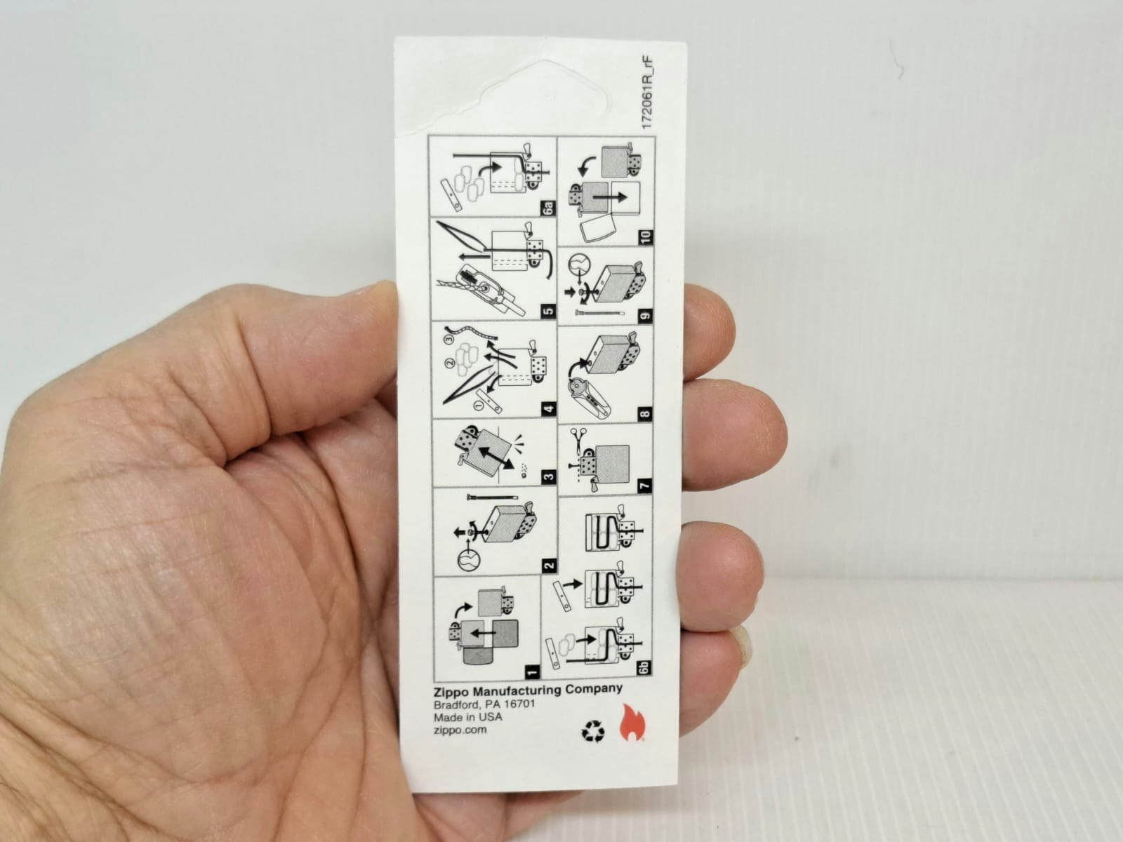 Zippotändare BLANK + tillbehör