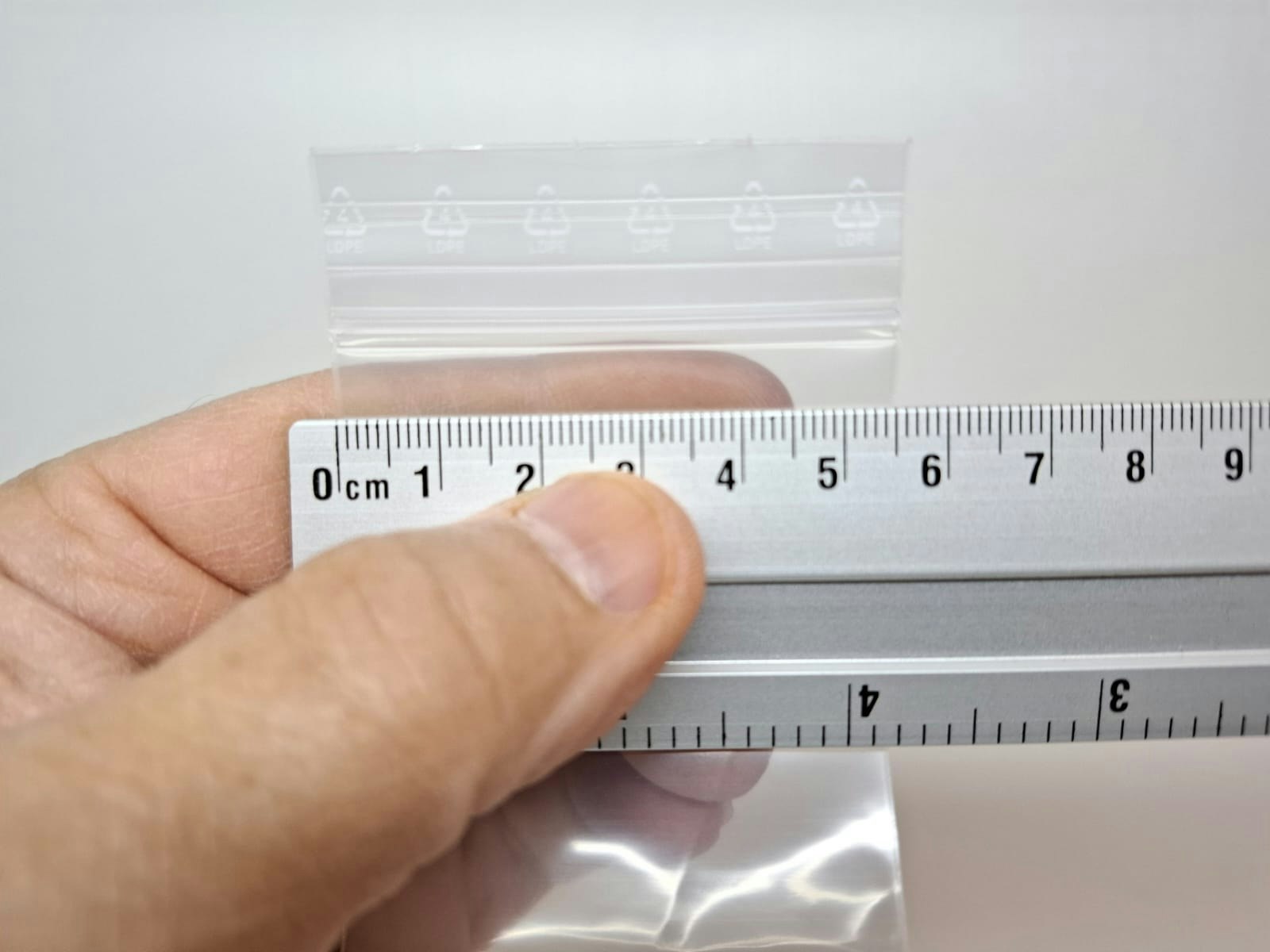 DISPLAY: Blixtlåspåsar / Zippåsar: 55x65 mm TJOCK (0.090mm)