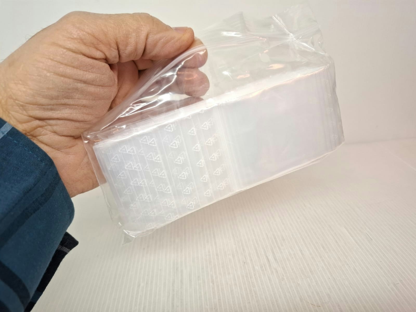 DISPLAY: Blixtlåspåsar / Zippåsar: 55x65 mm TJOCK (0.090mm)