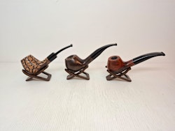3 stycken Szabo pipor (halvböjda)
