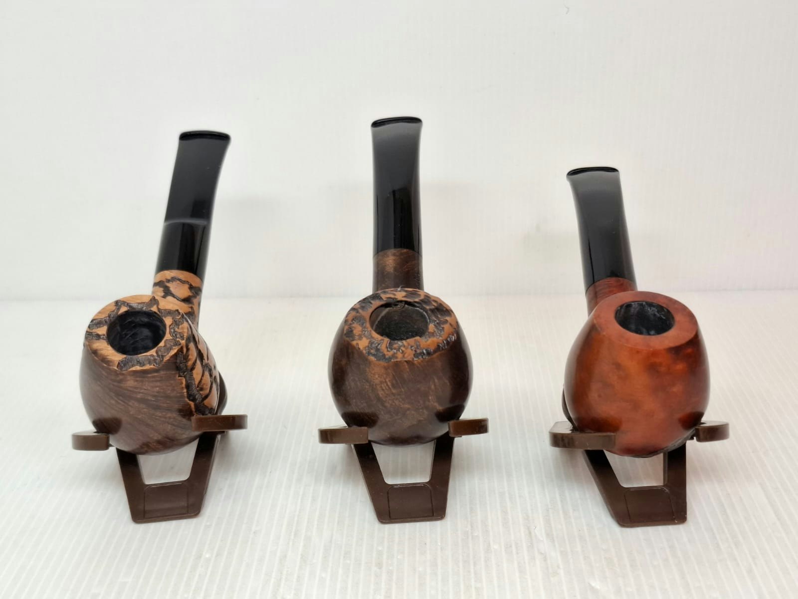 3 stycken Szabo pipor (halvböjda)