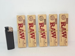 RAW Kingsize Slims + Filter: 5 st (rullpapper)