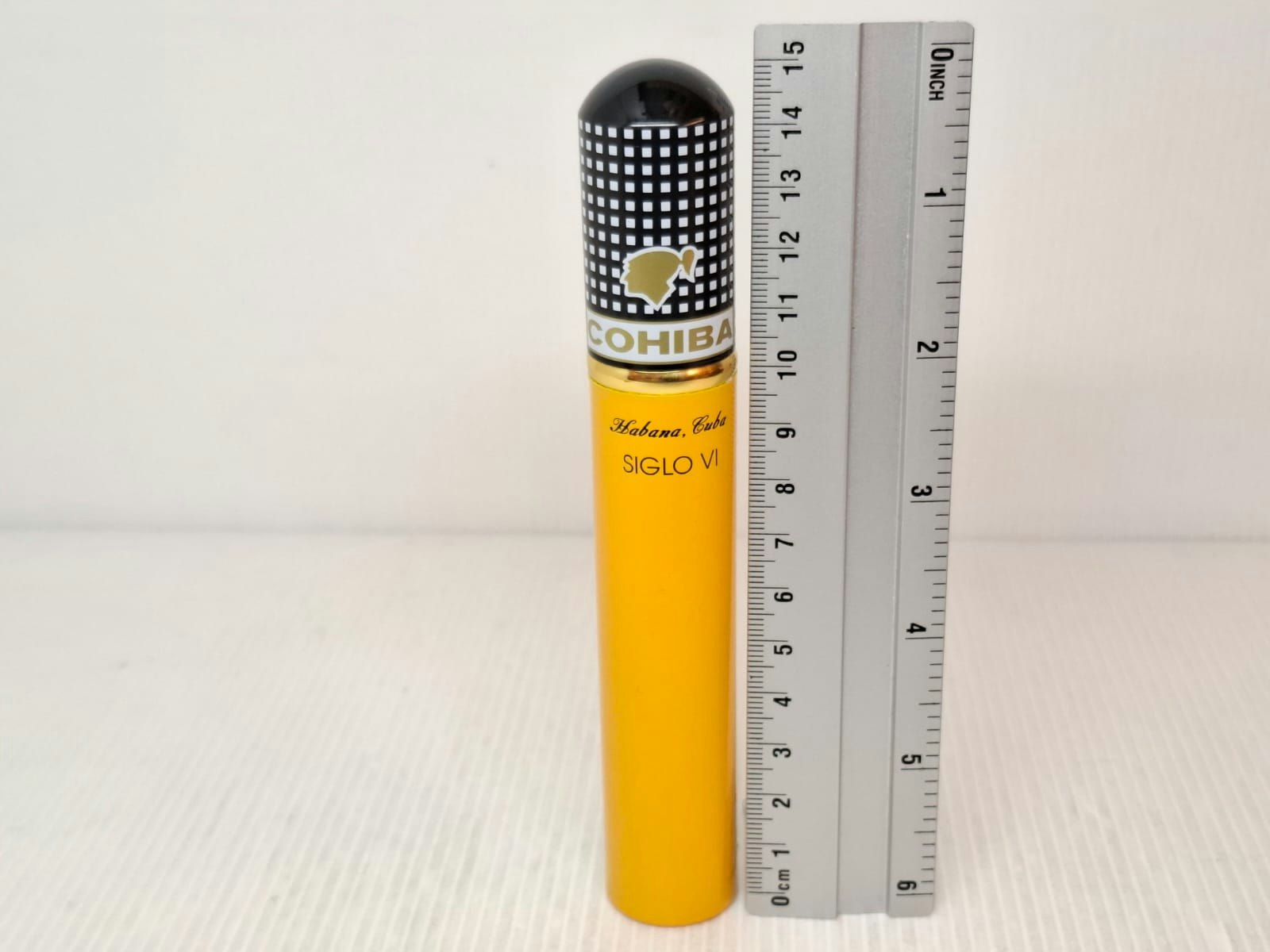 Cigarraskkopp / Askfat COHIBA + Tub COHIBA Aluminium