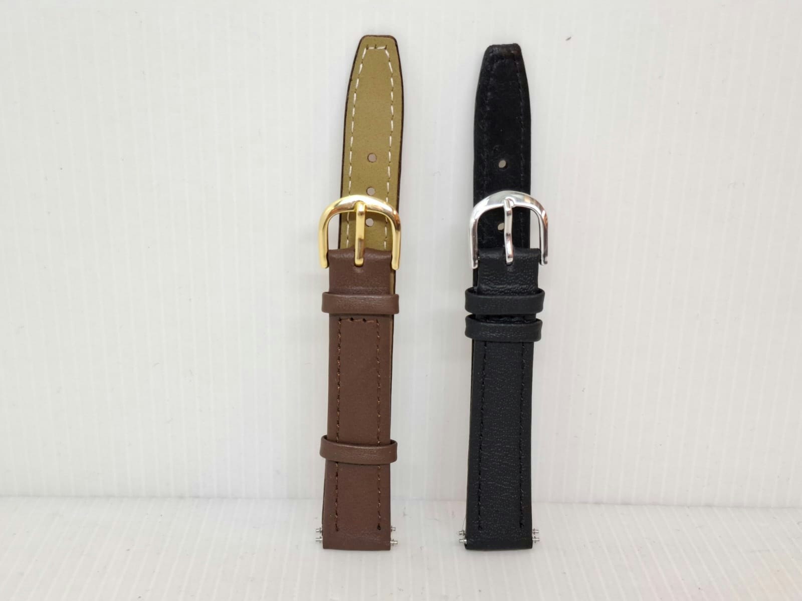 Armband BRUN/SVART KALVSKINN (14 mm)