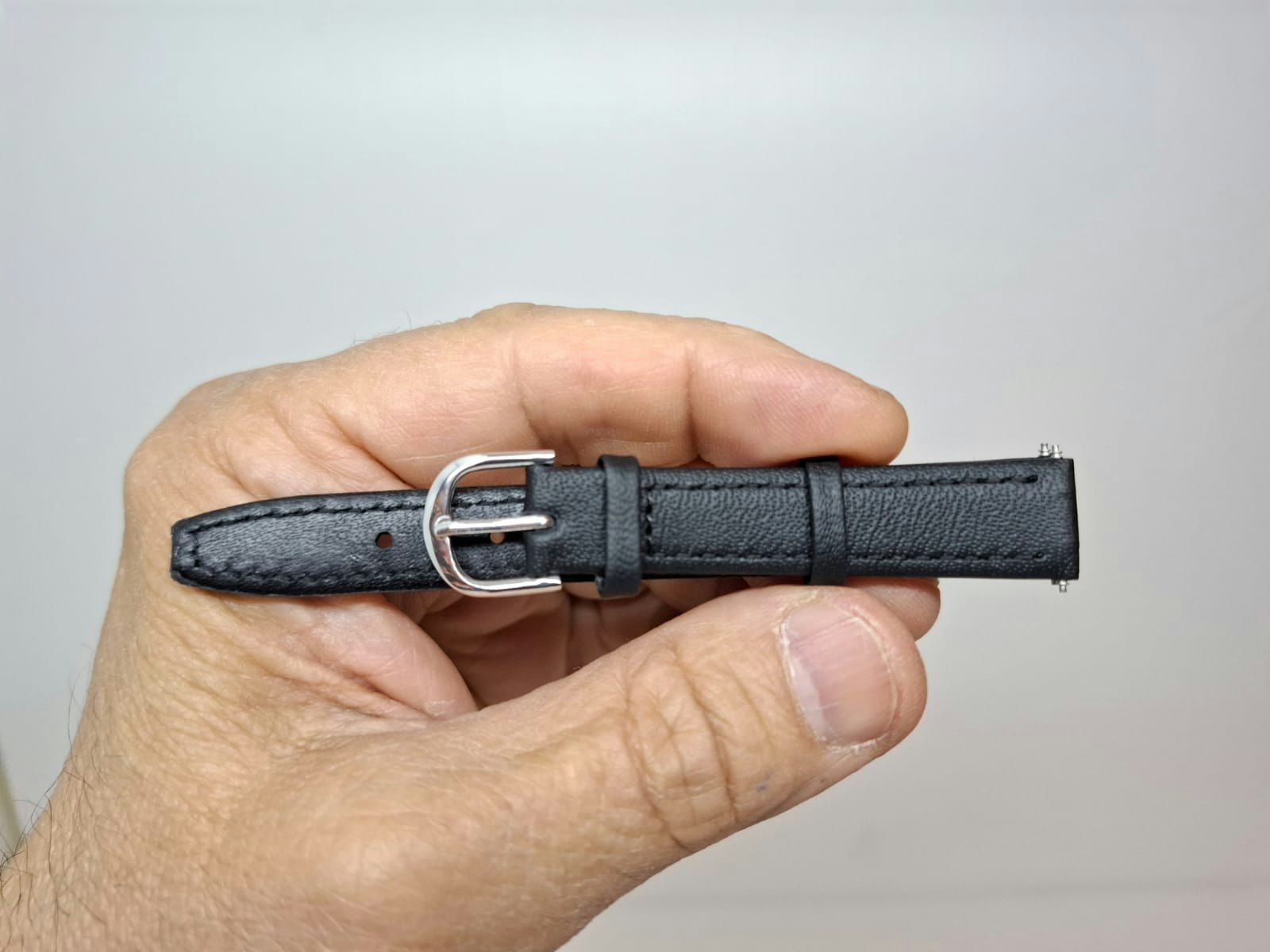 Armband BRUN/SVART KALVSKINN (14 mm)