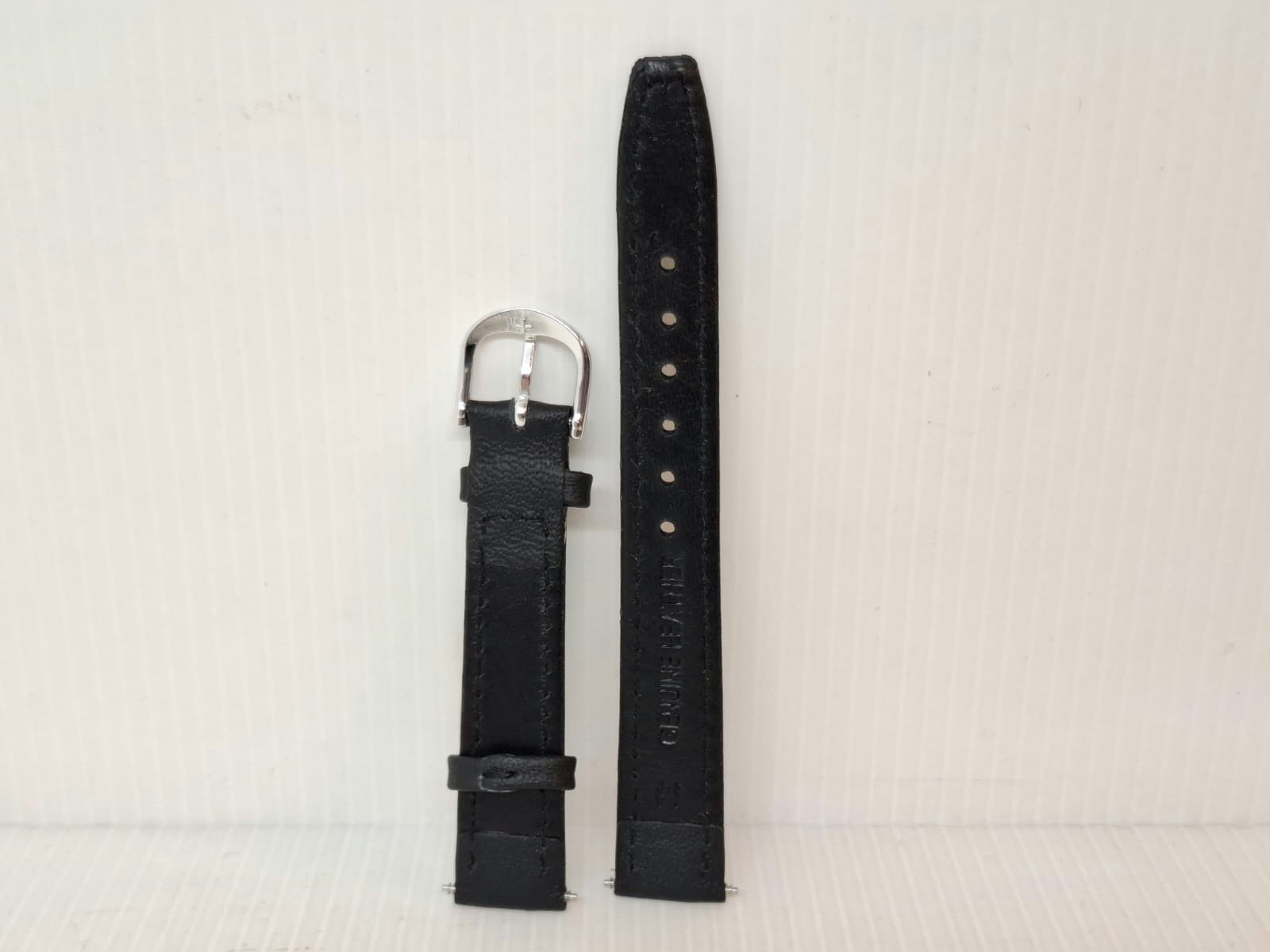 Armband BRUN/SVART KALVSKINN (14 mm)