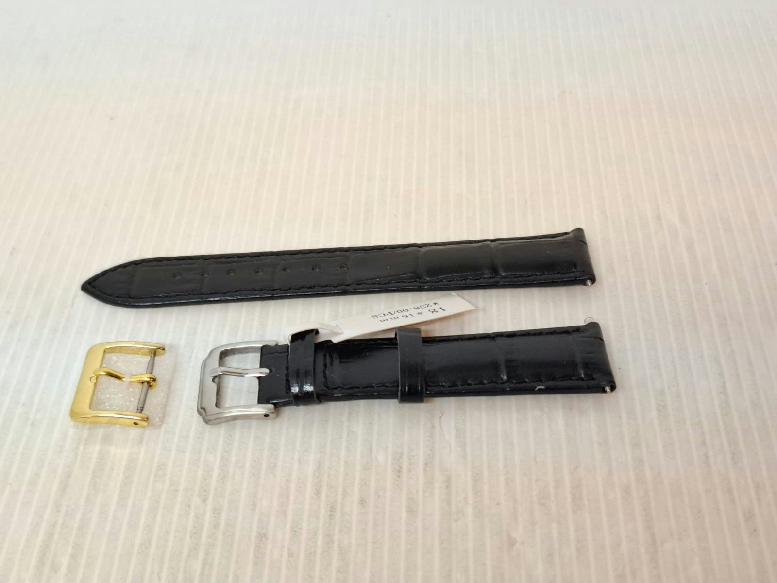 Armband SVART (18 mm) + tillbehör