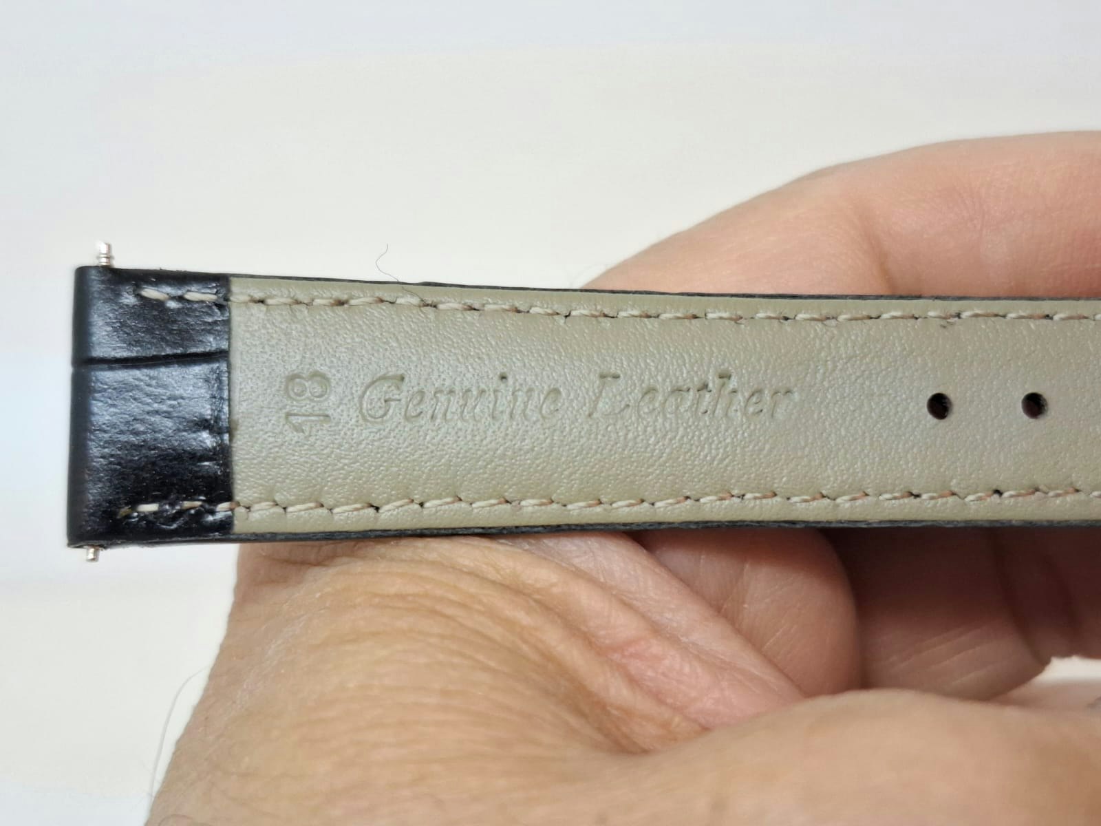 Armband SVART (18 mm) + tillbehör