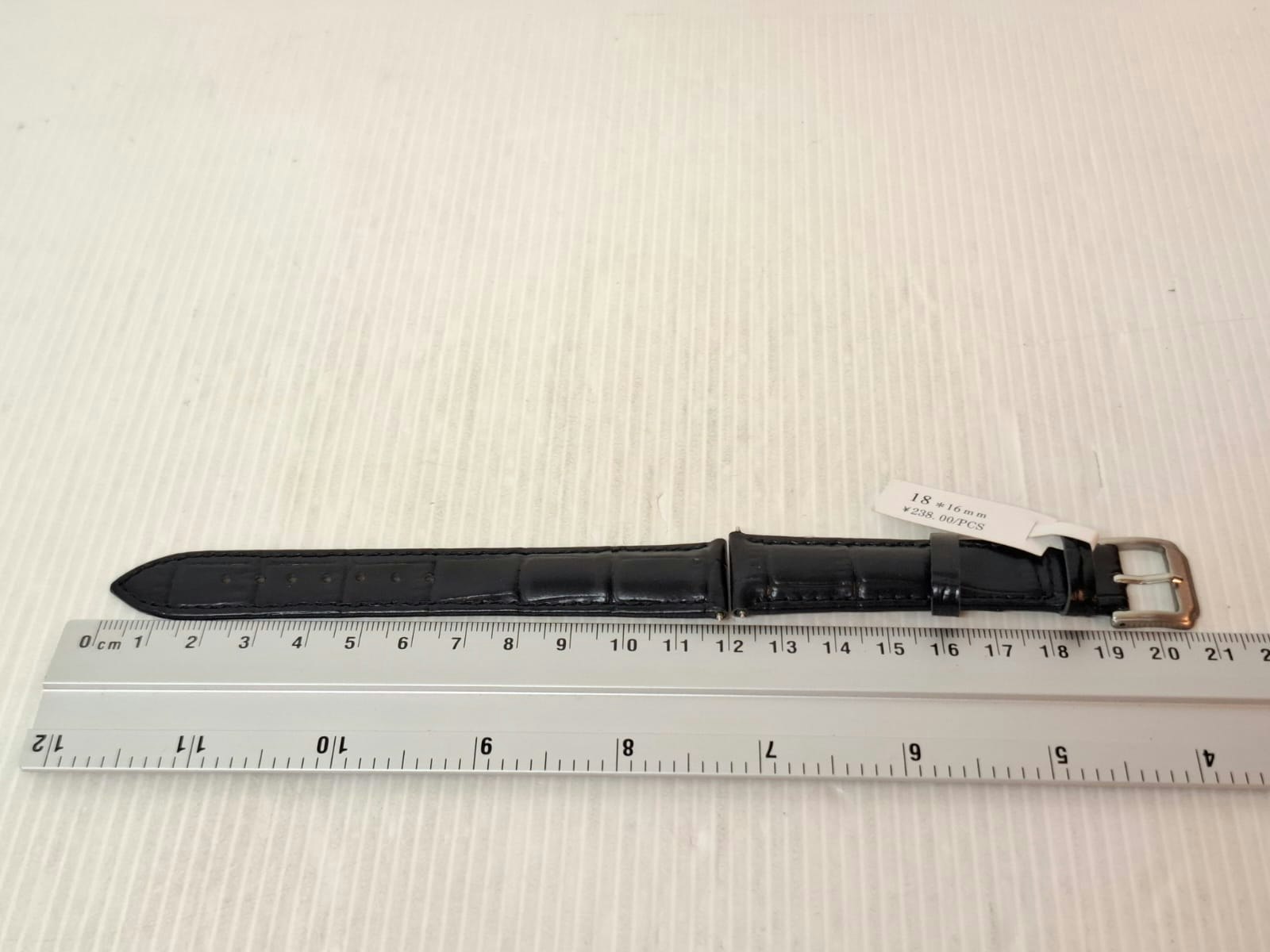 Armband SVART (18 mm) + tillbehör
