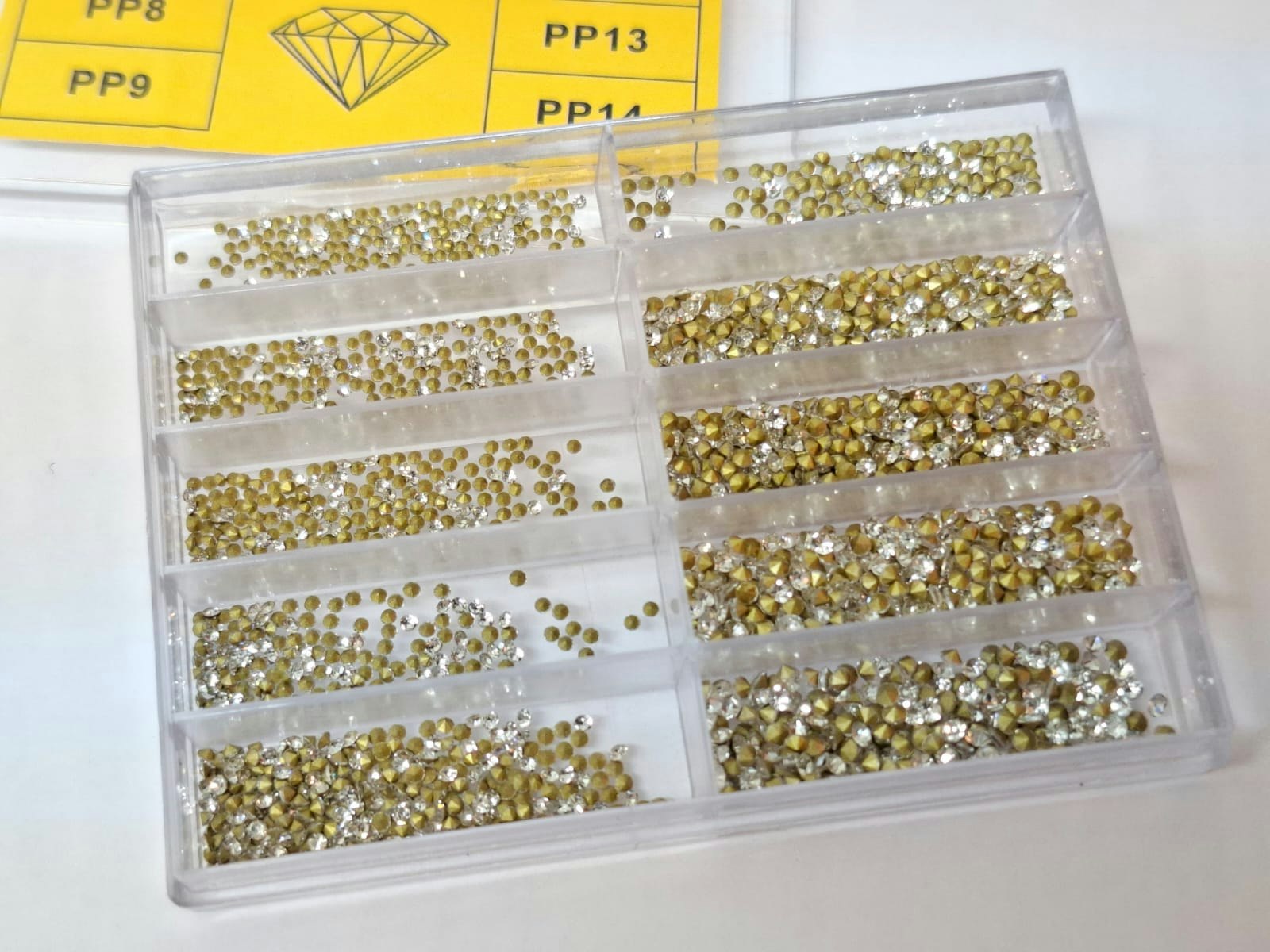 Set med Strass-stenar (Rhinestone Diamonds)