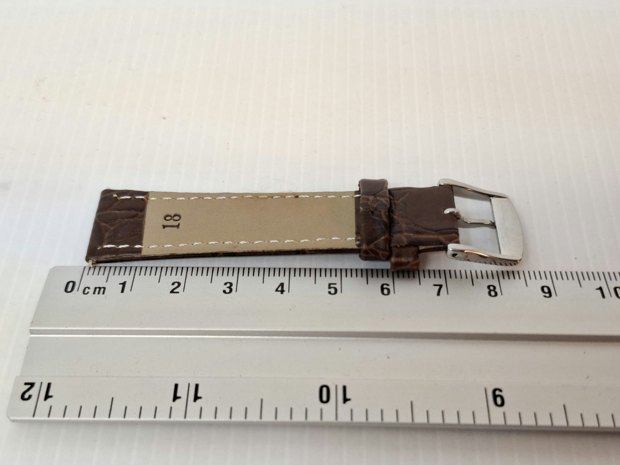 Armband LONGINES KALVSKINN "KROKODIL" (18 mm)