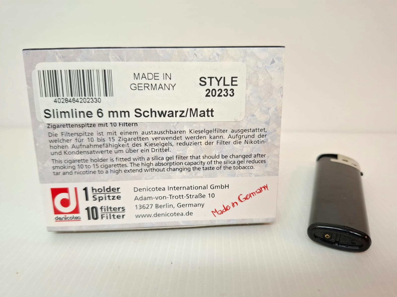 Cigarettmunstycke Denicotea SLIM + 10 Filter