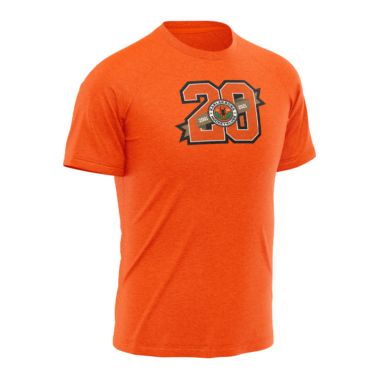 KHK jubileums T-shirt, orange - KHK Butiken
