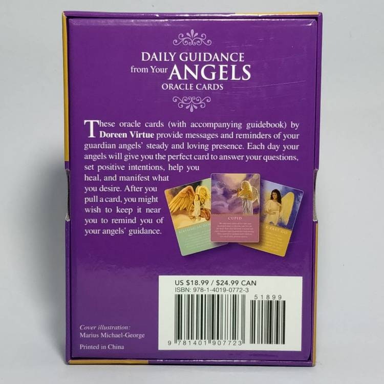 Daily Guidance From Your Angels by  Doreen Virtue UTAN SKYDDSPLAST