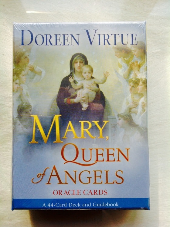 Mary Queen of Angels oracle Cards by Doreen Virtue UTAN SKYDDSPLAST