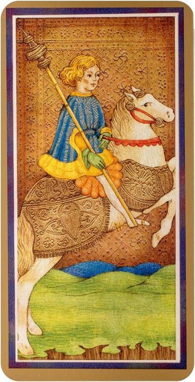 Gyllene tarot: Visconti-Sforzakortleken av Mary Packard