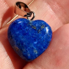 1 st Lapis Lazuli hjärta, hänge