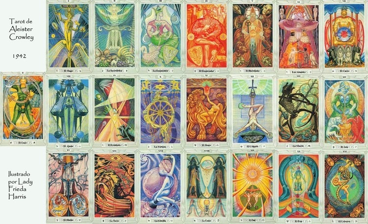 Crowley Thoth Tarot Deck Standard Size Cards  av Aleister Crowley