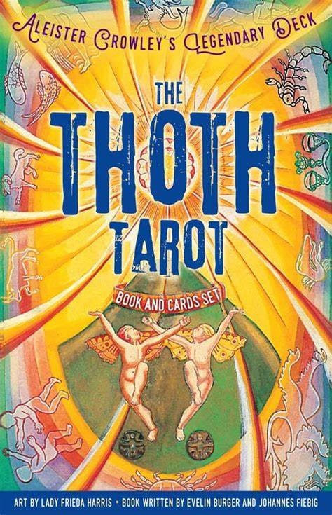 Thoth Tarot Book and Cards Set by Aleister Cowley, Lady Frieda Harris